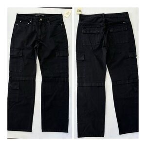 New Guess Men's Dark Cargo Pants
